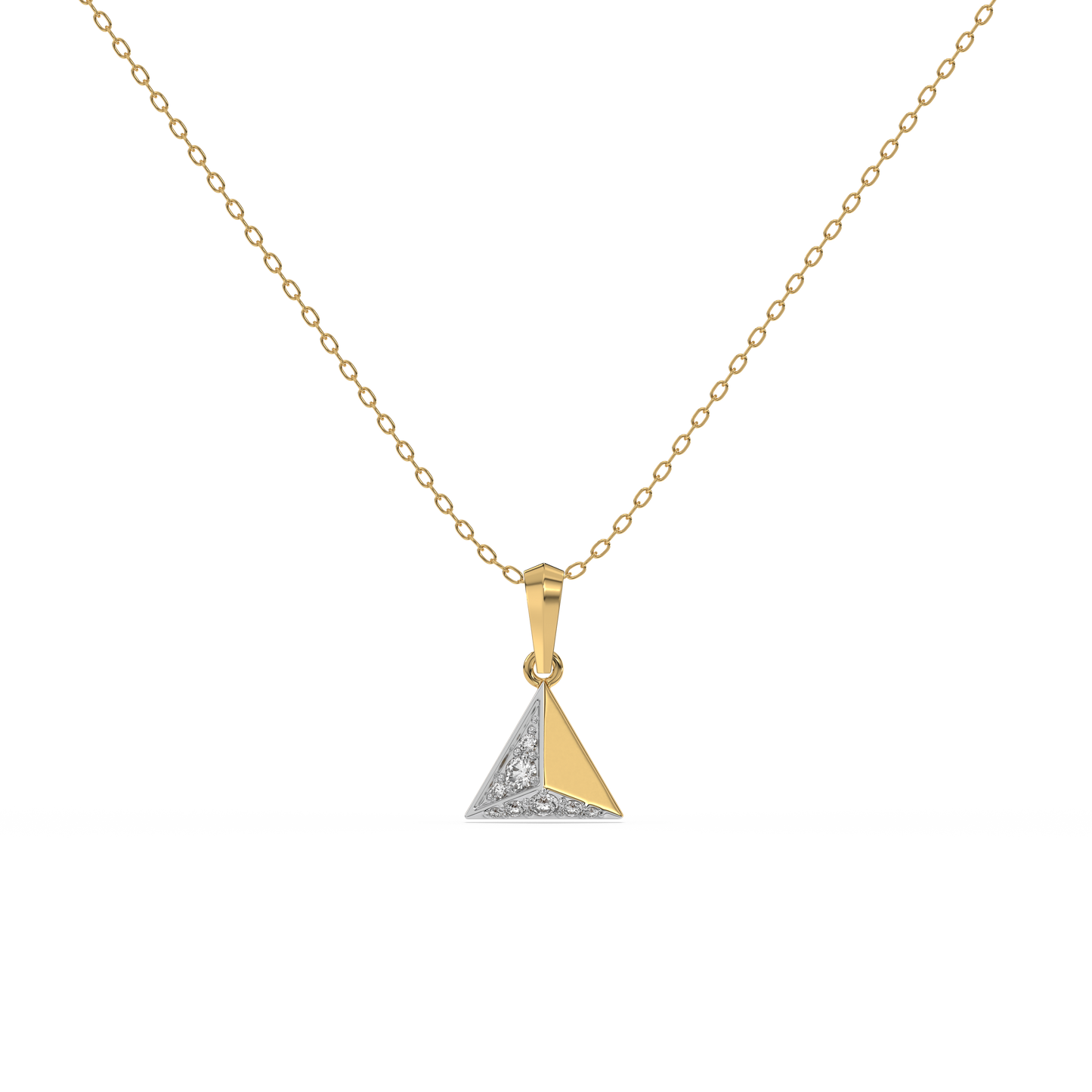 Prism Point - Lab Diamond Pendant Necklace