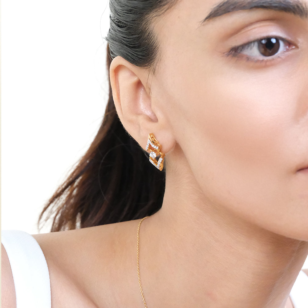 Fierce Aura – Lab Diamond Solitaire Earrings