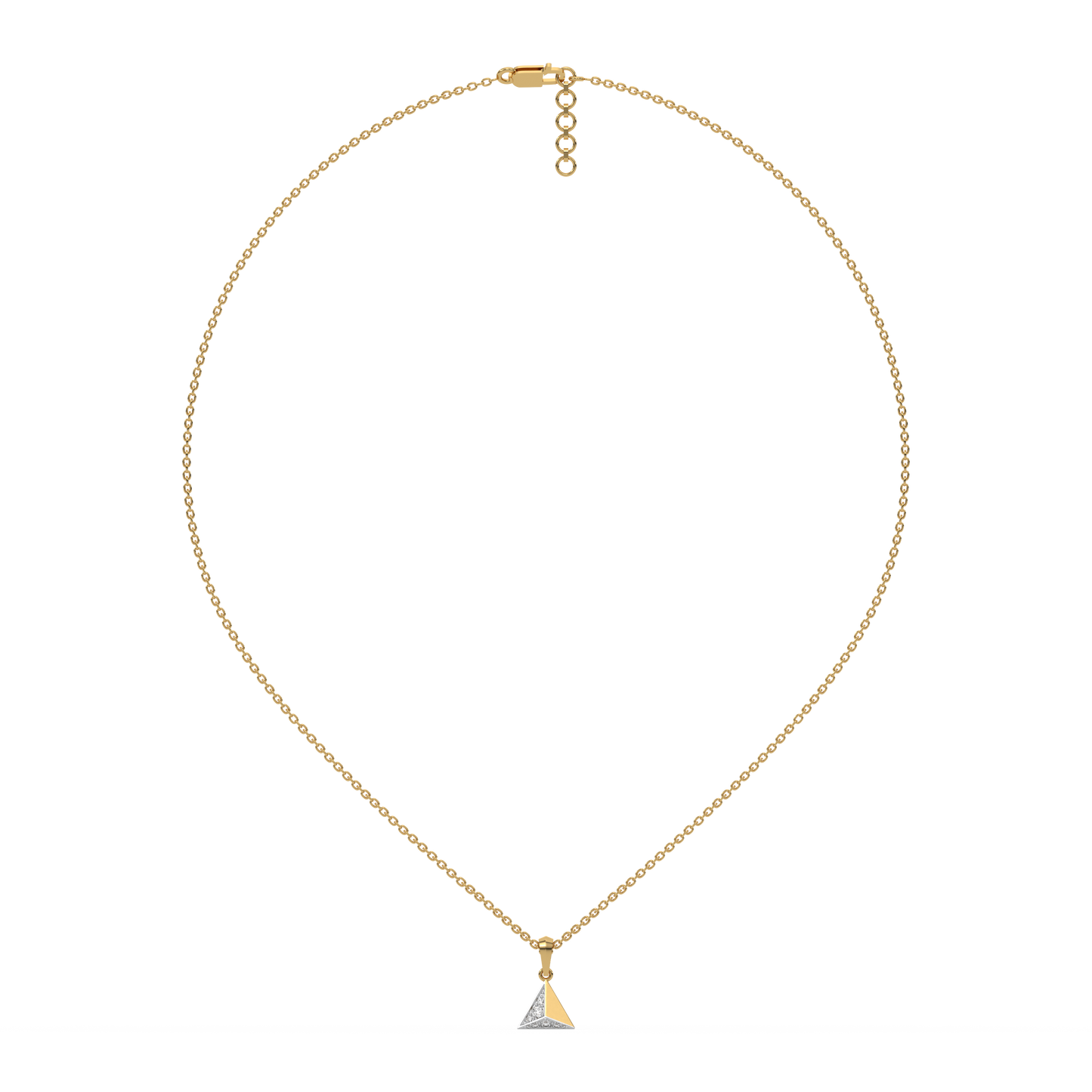 Prism Point - Lab Diamond Pendant Necklace