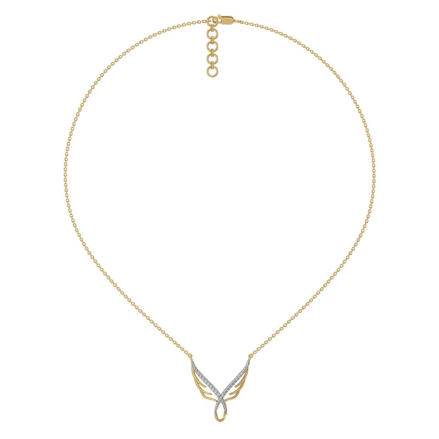 Angel's Embrace - Lab Diamond Necklace
