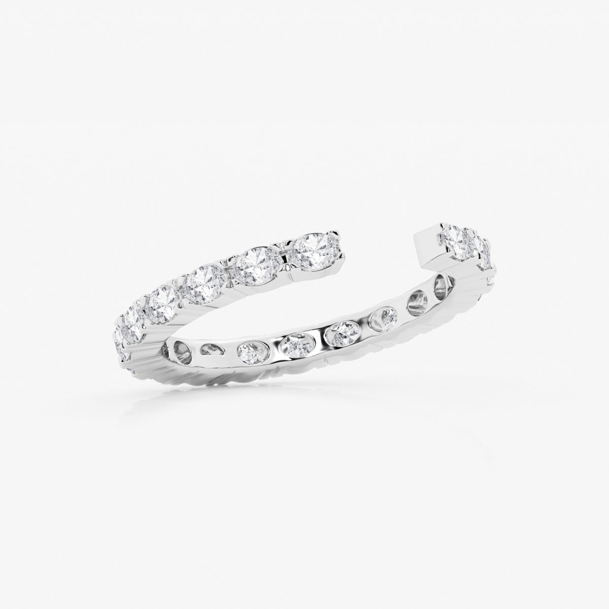 Arabelle - Elegant East-West Design Wedding Ring