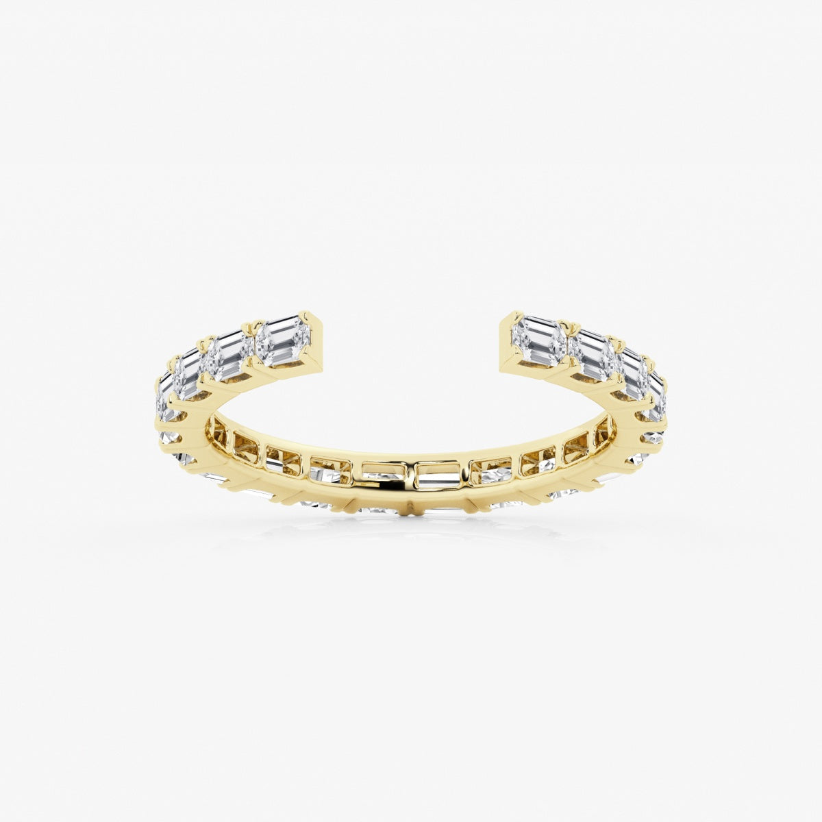 Arabelle - Elegant East-West Design Wedding Ring