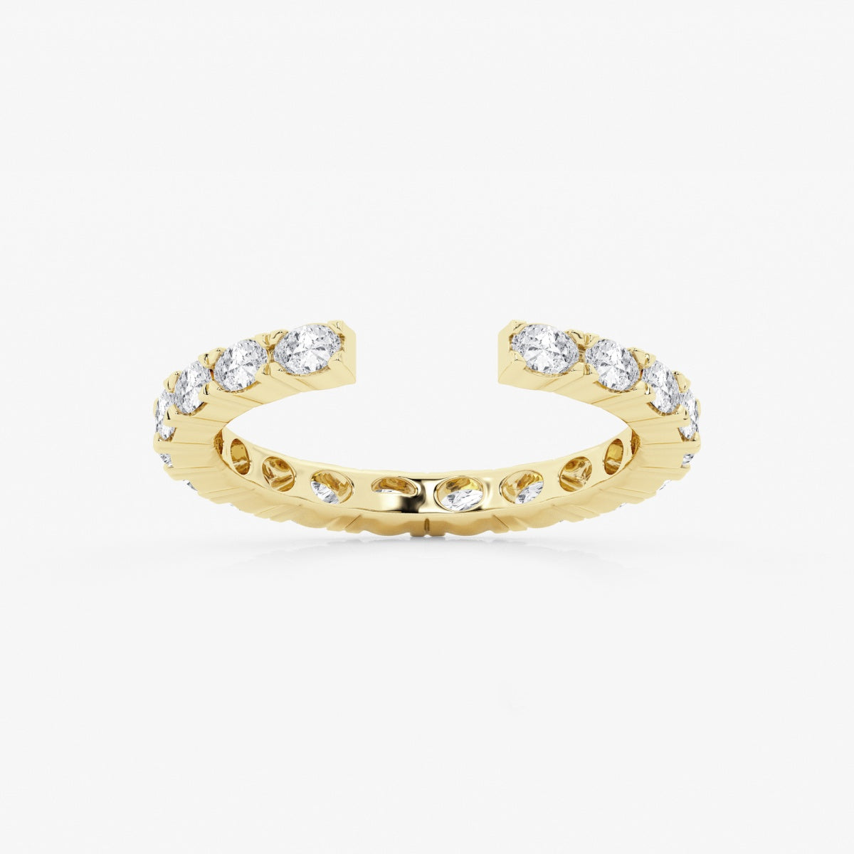 Arabelle - Elegant East-West Design Wedding Ring
