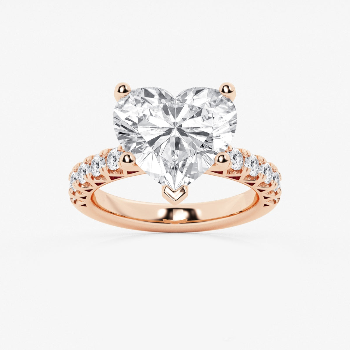 Aria - Crown-Inspired Side Stones Engagement Ring