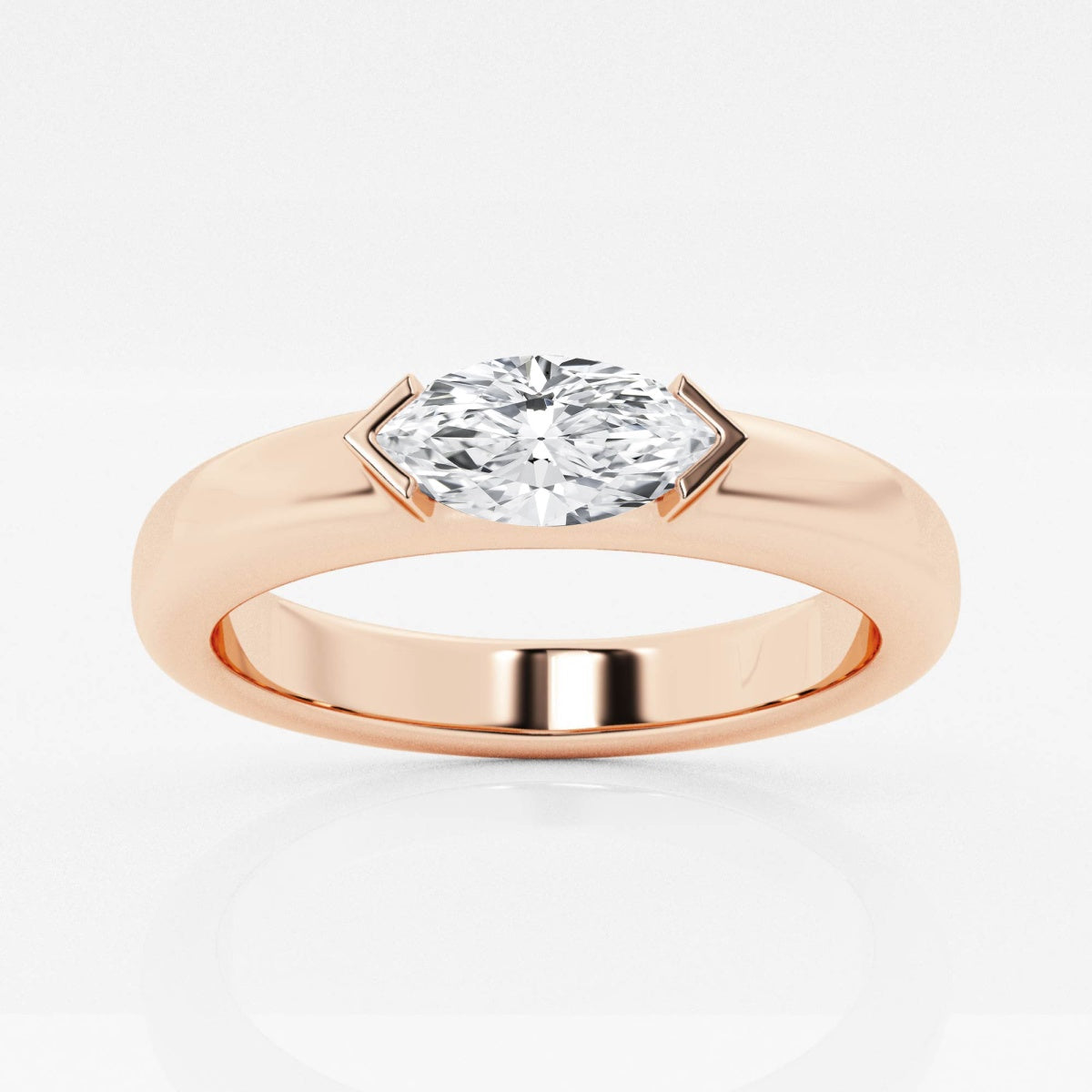 Emmy - Modern Heart Design Rings