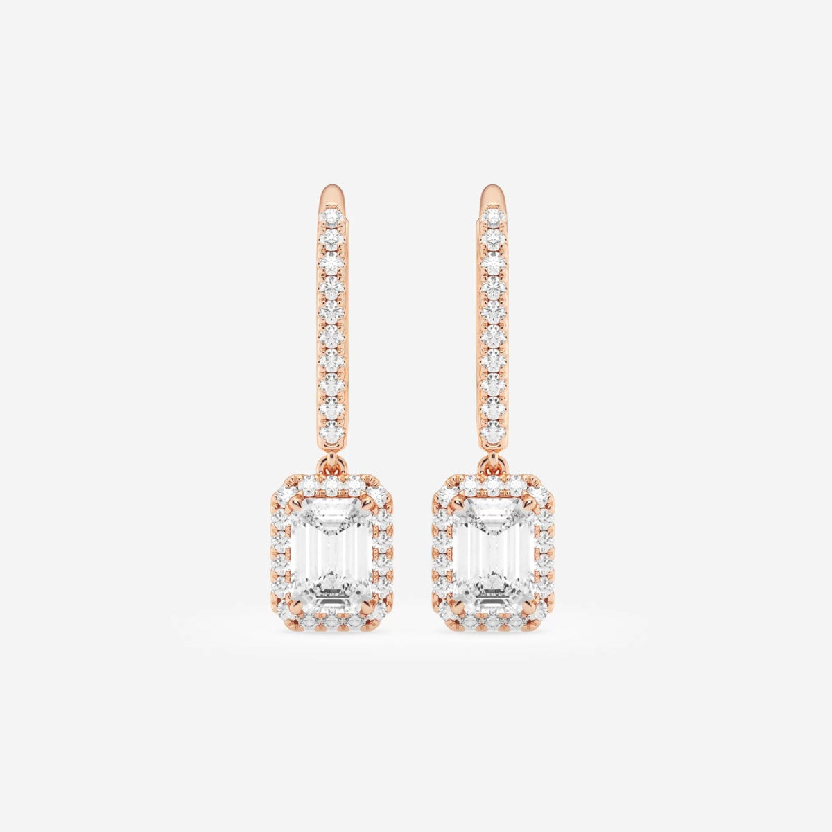 Aurora - Timeless Halo Drop Earrings