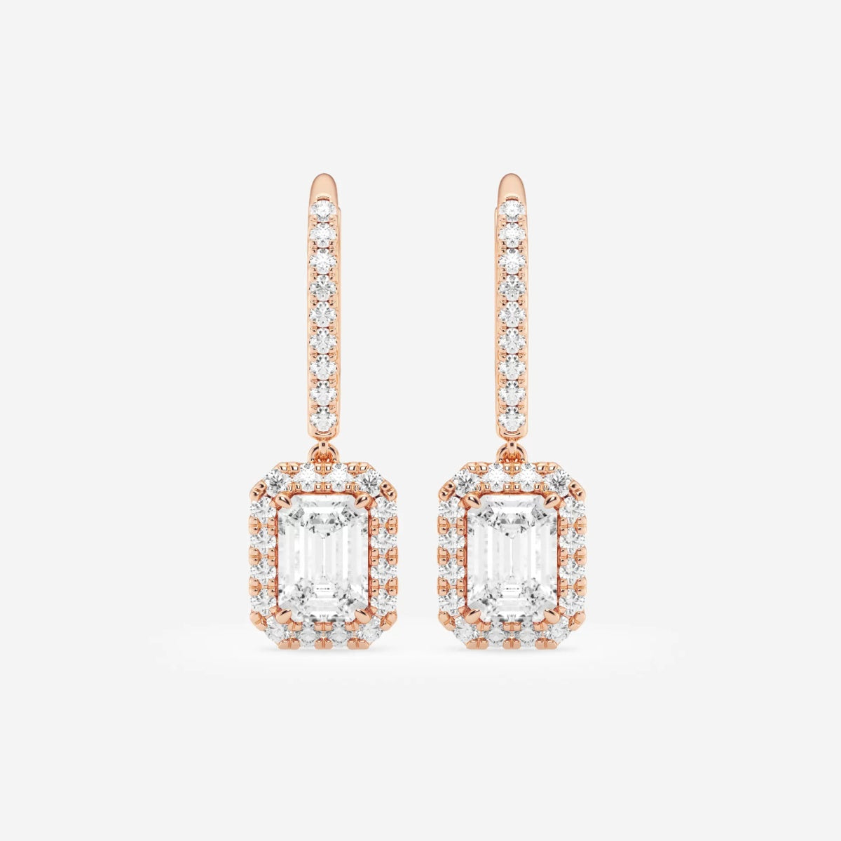 Aurora - Timeless Halo Drop Earrings