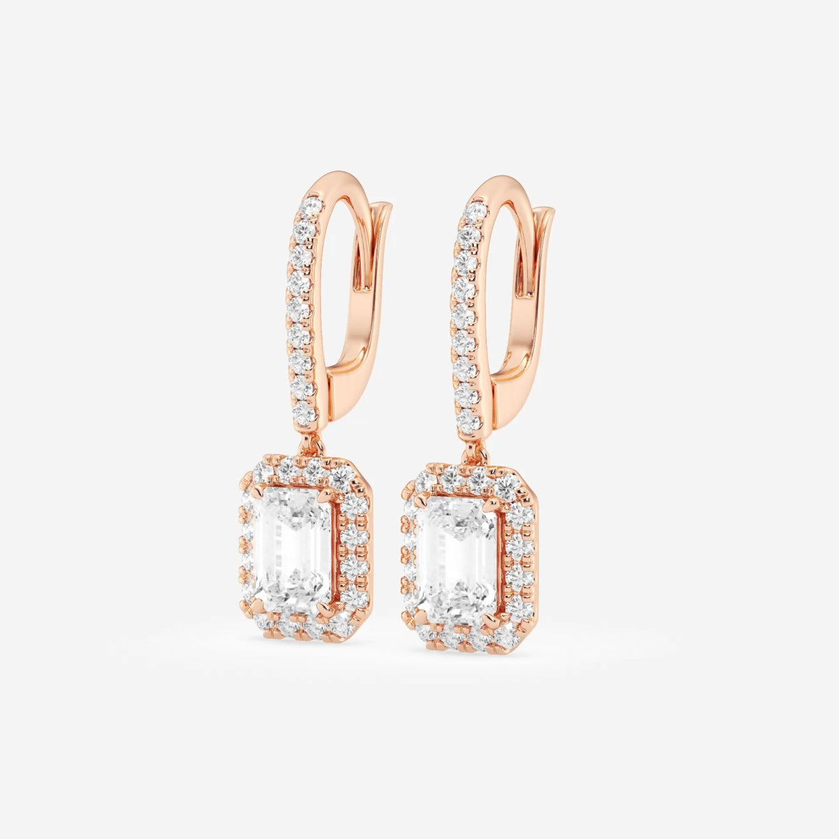 Aurora - Timeless Halo Drop Earrings
