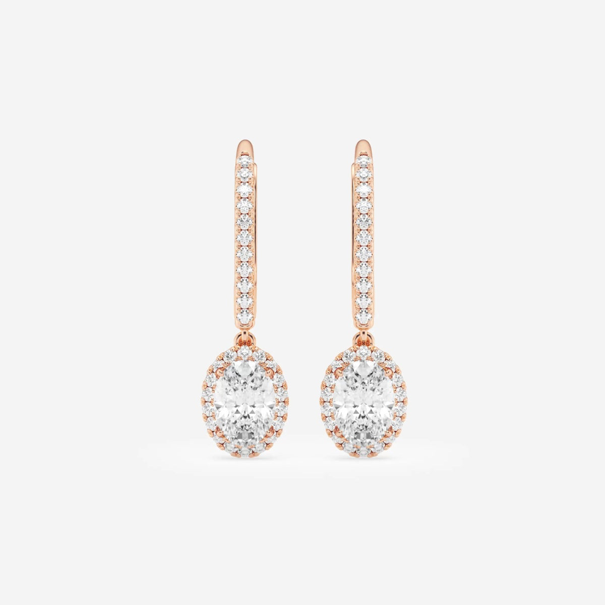 Aurora - Timeless Halo Drop Earrings