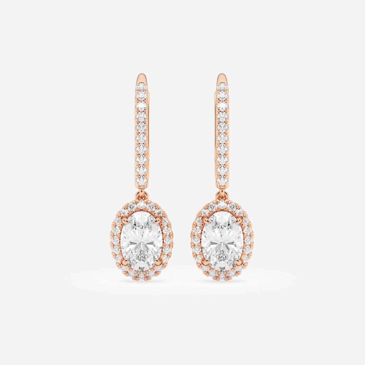Aurora - Timeless Halo Drop Earrings