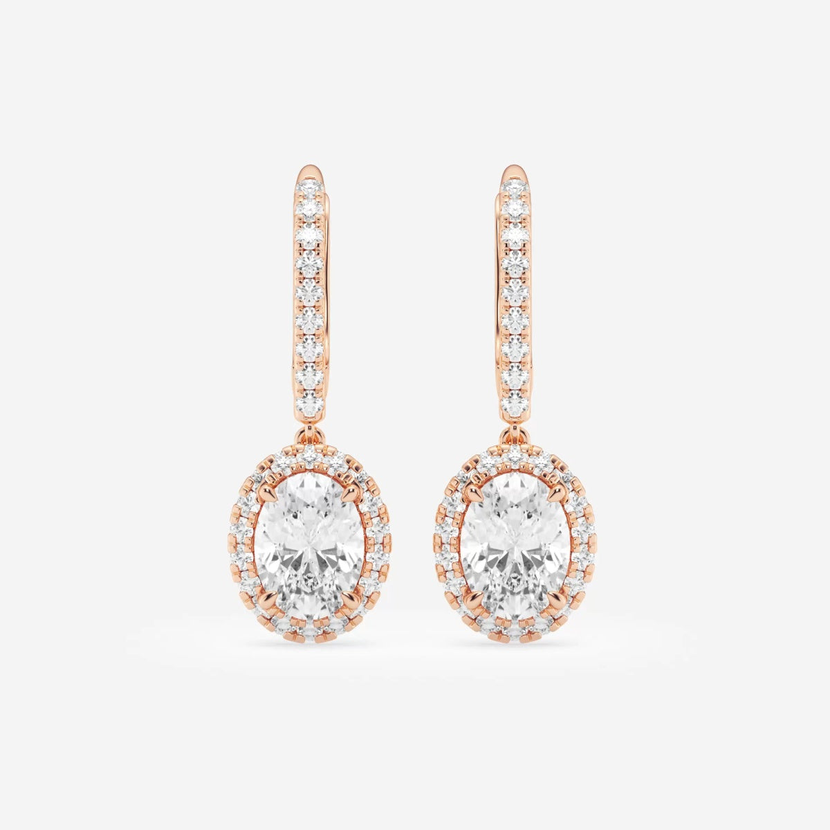 Aurora - Timeless Halo Drop Earrings