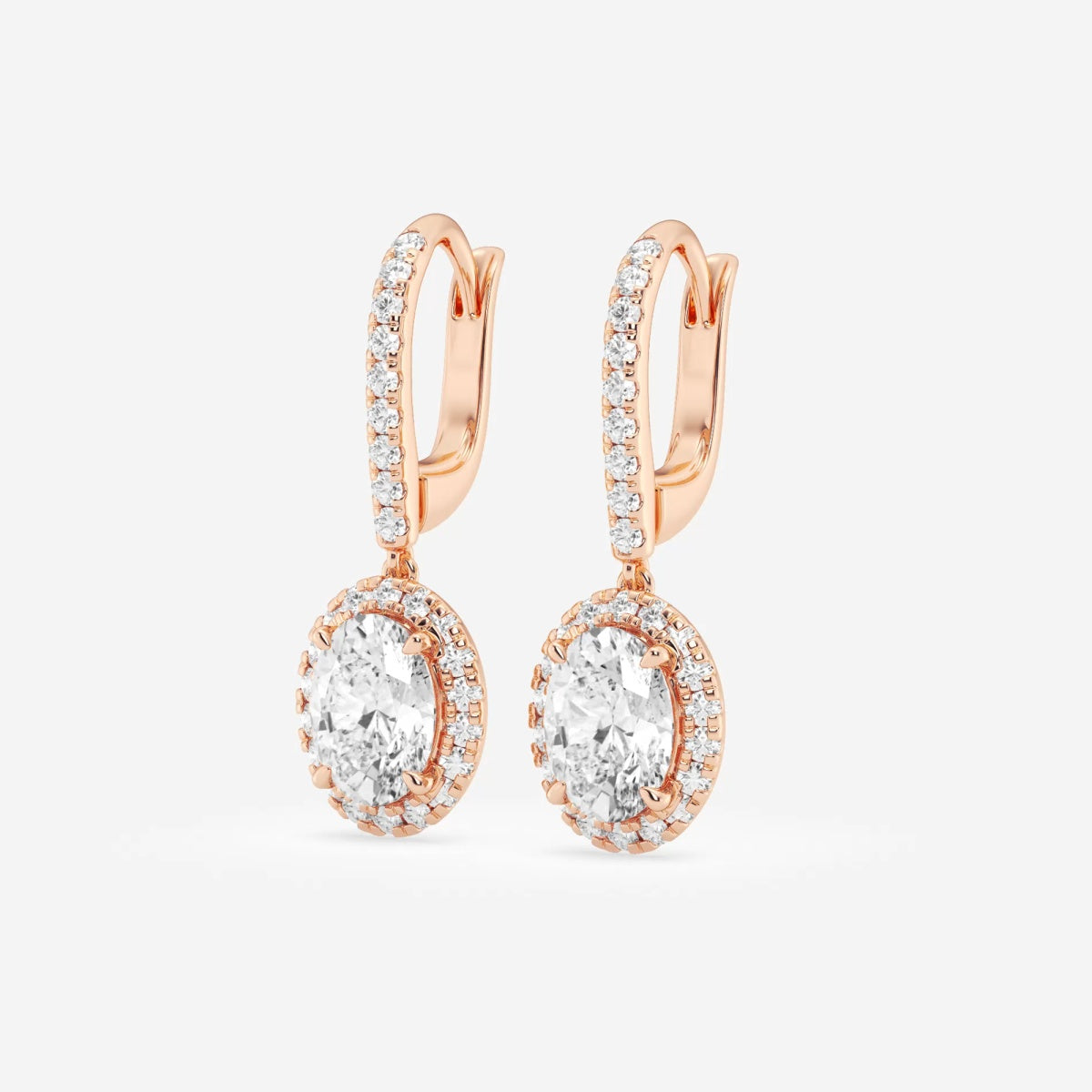 Aurora - Timeless Halo Drop Earrings