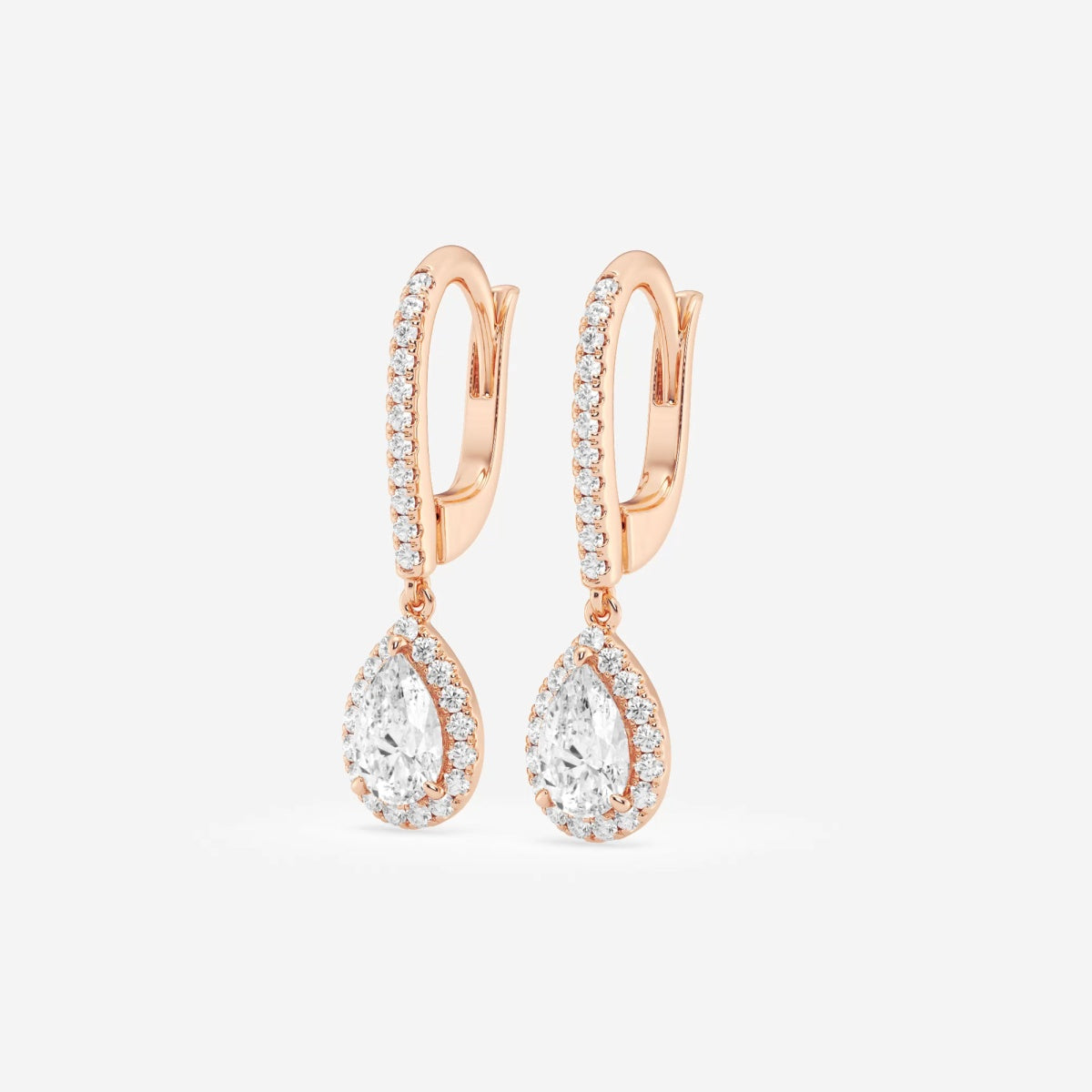 Aurora - Timeless Halo Drop Earrings