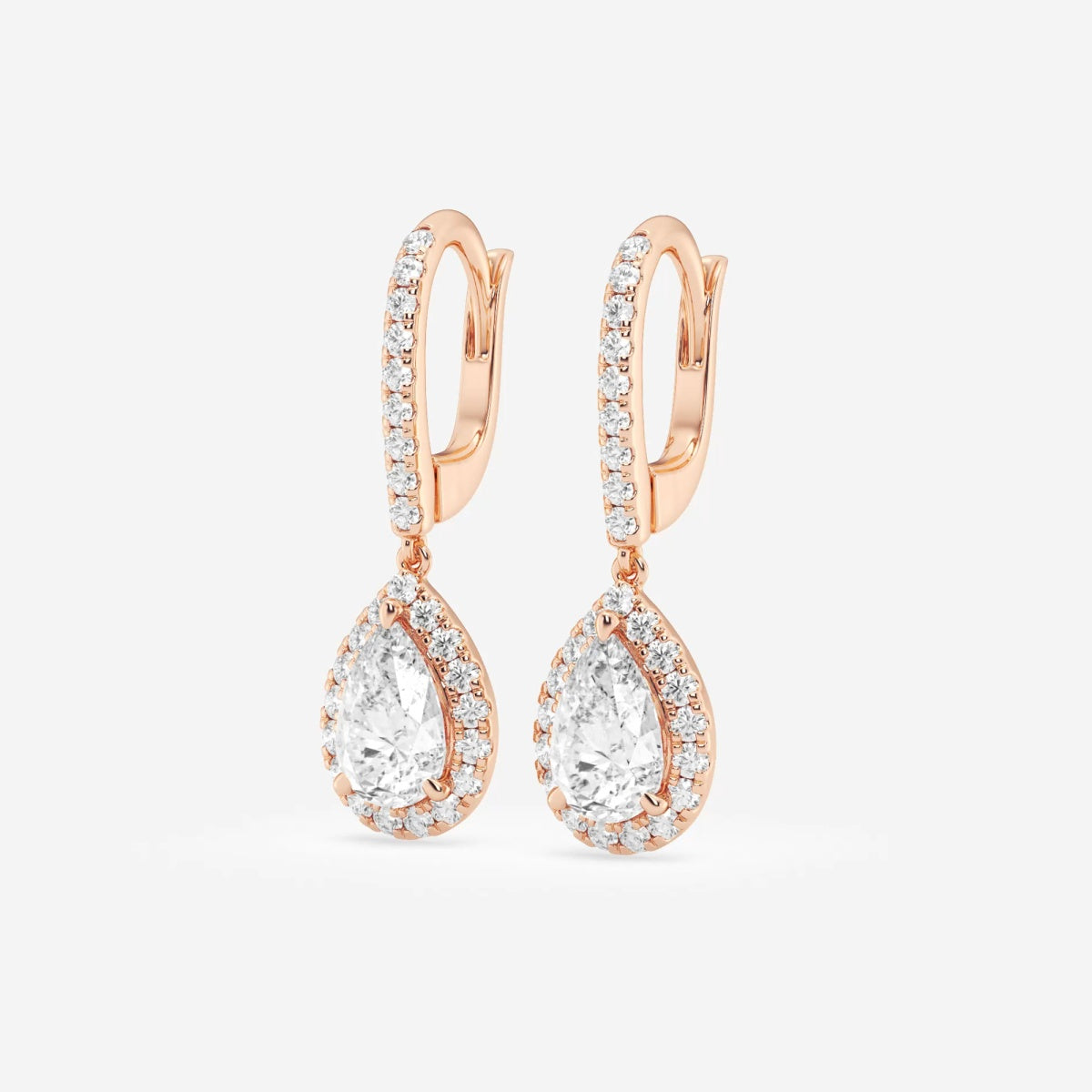 Aurora - Timeless Halo Drop Earrings