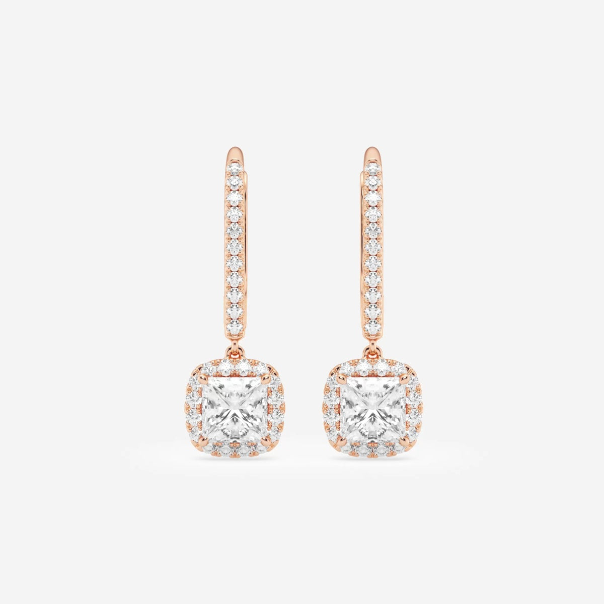 Aurora - Timeless Halo Drop Earrings