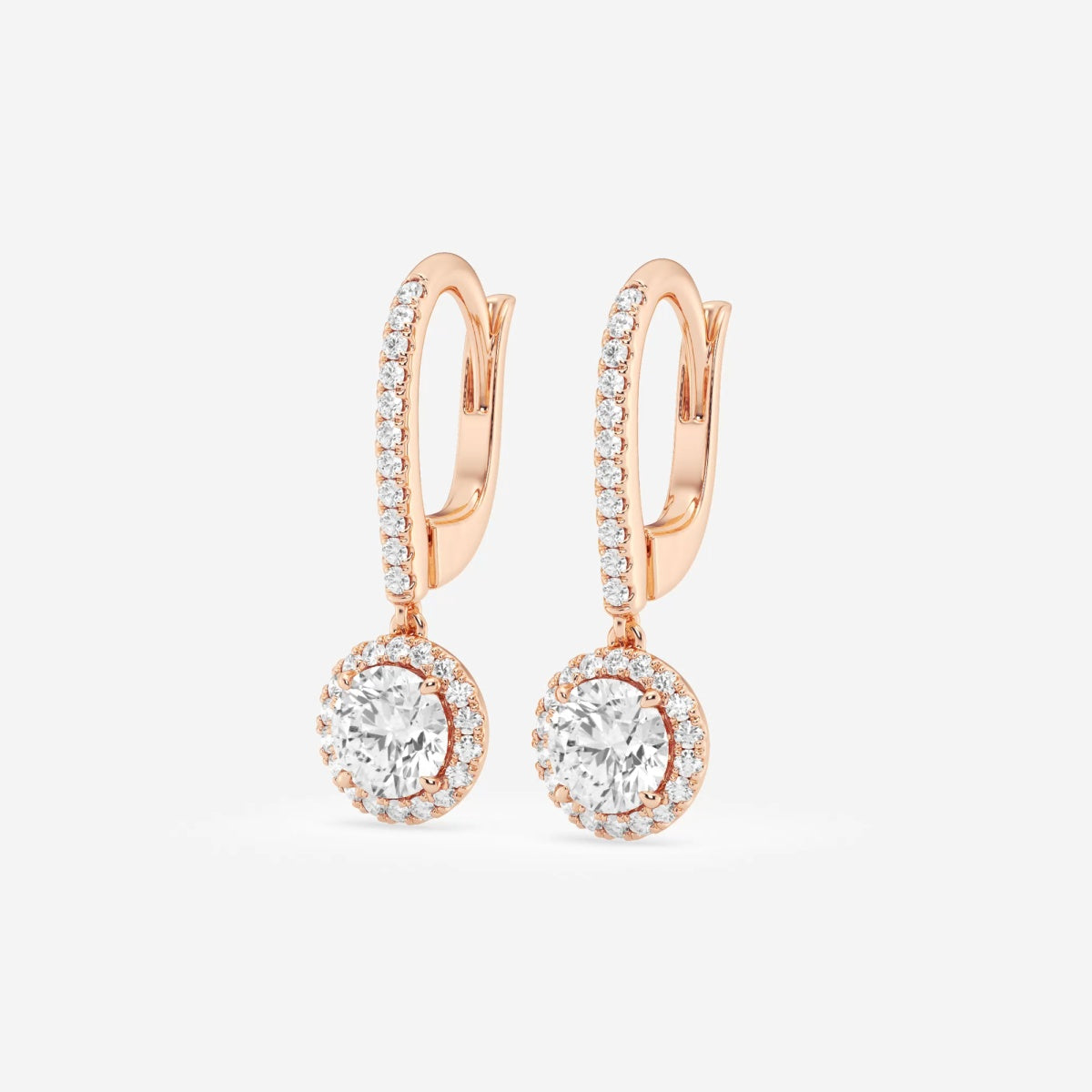 Aurora - Timeless Halo Drop Earrings