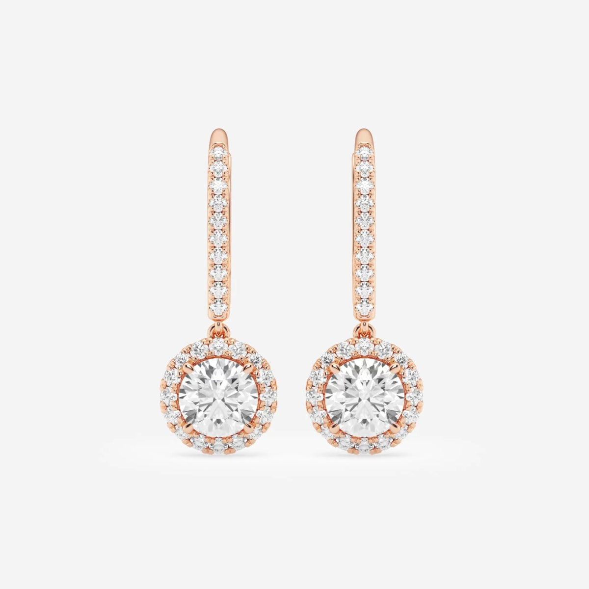 Aurora - Timeless Halo Drop Earrings