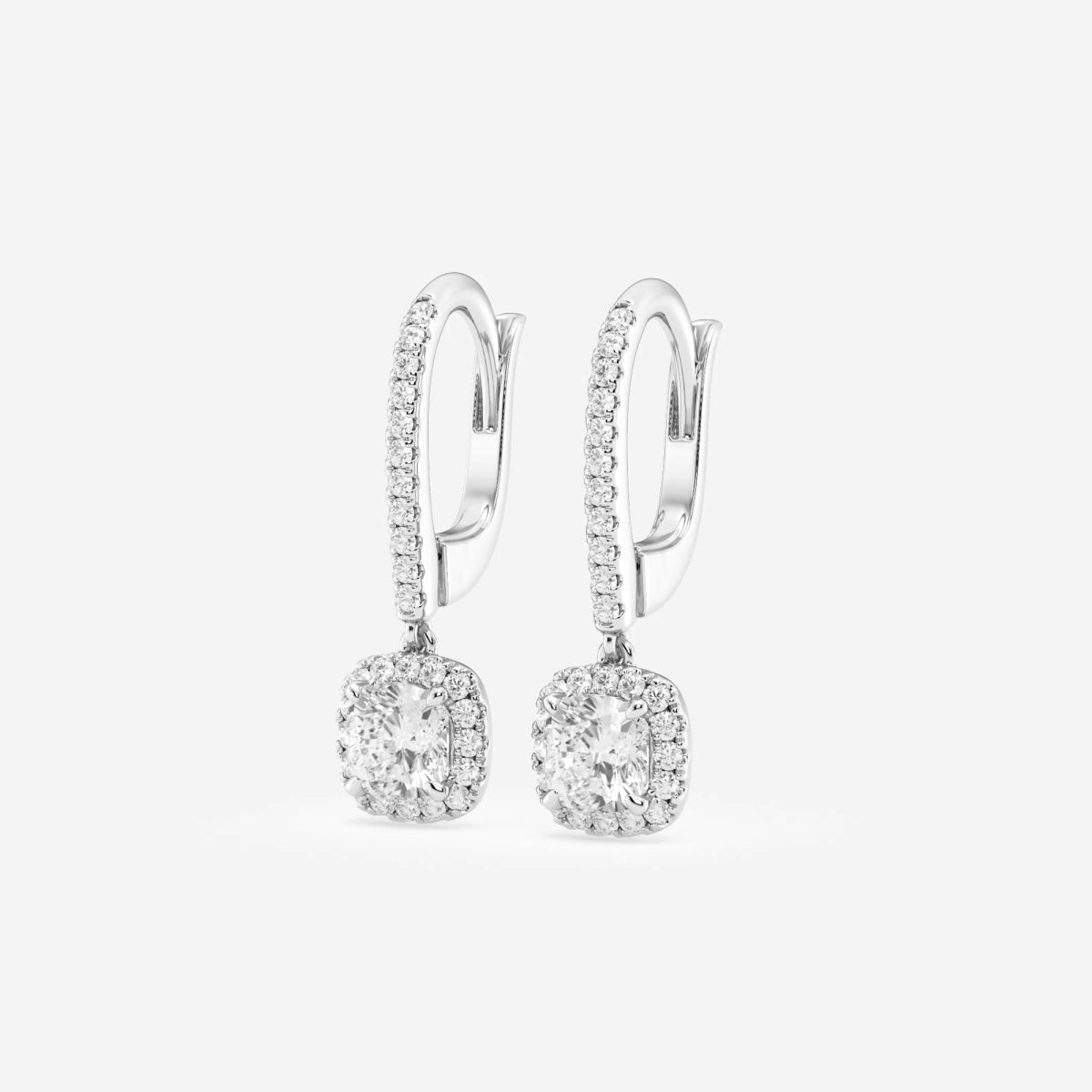 Aurora - Timeless Halo Drop Earrings