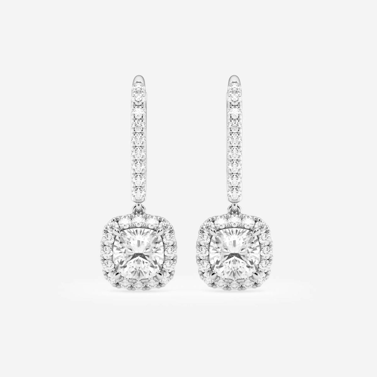 Aurora - Timeless Halo Drop Earrings