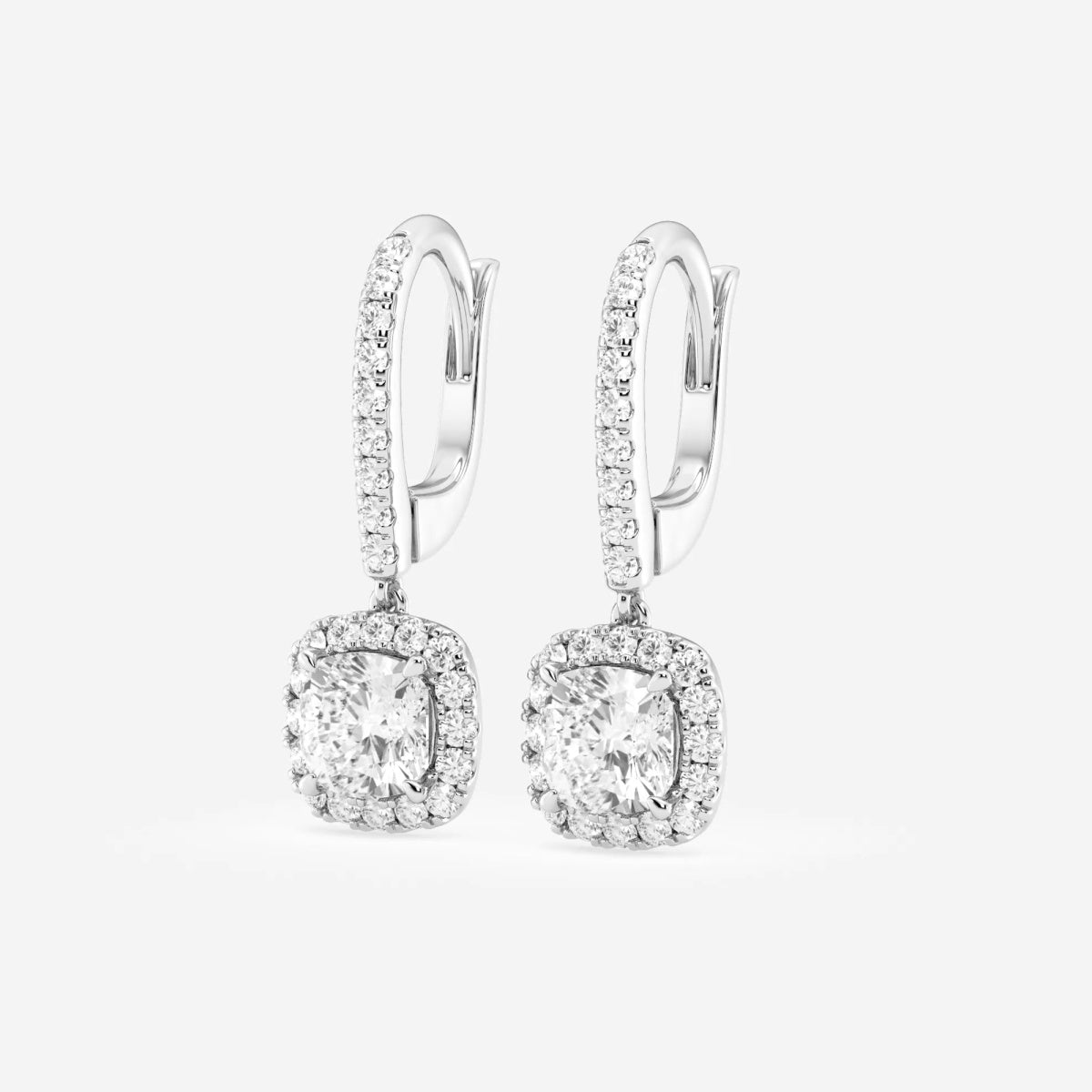 Aurora - Timeless Halo Drop Earrings