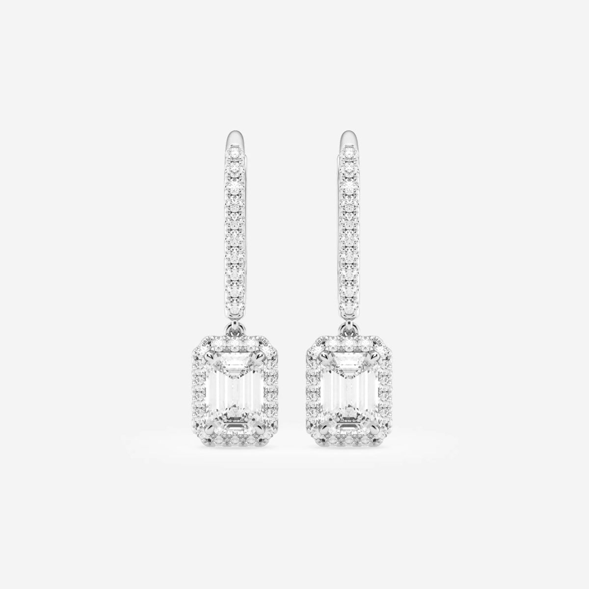 Aurora - Timeless Halo Drop Earrings