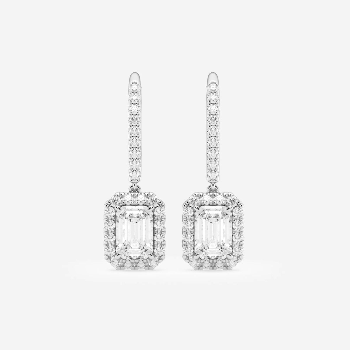 Aurora - Timeless Halo Drop Earrings