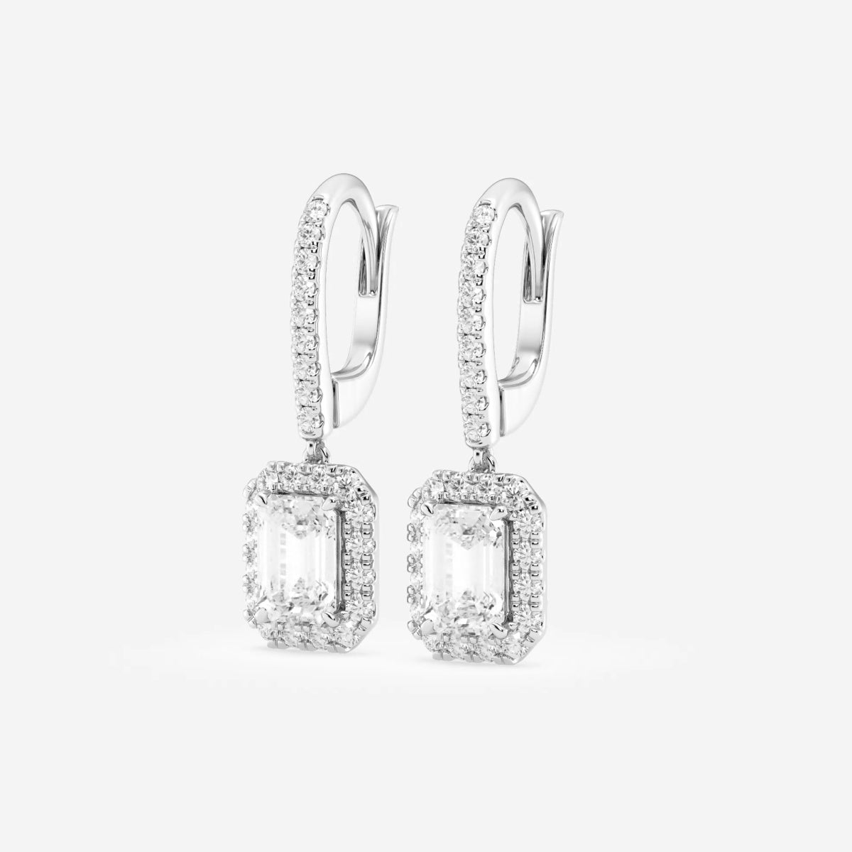 Aurora - Timeless Halo Drop Earrings