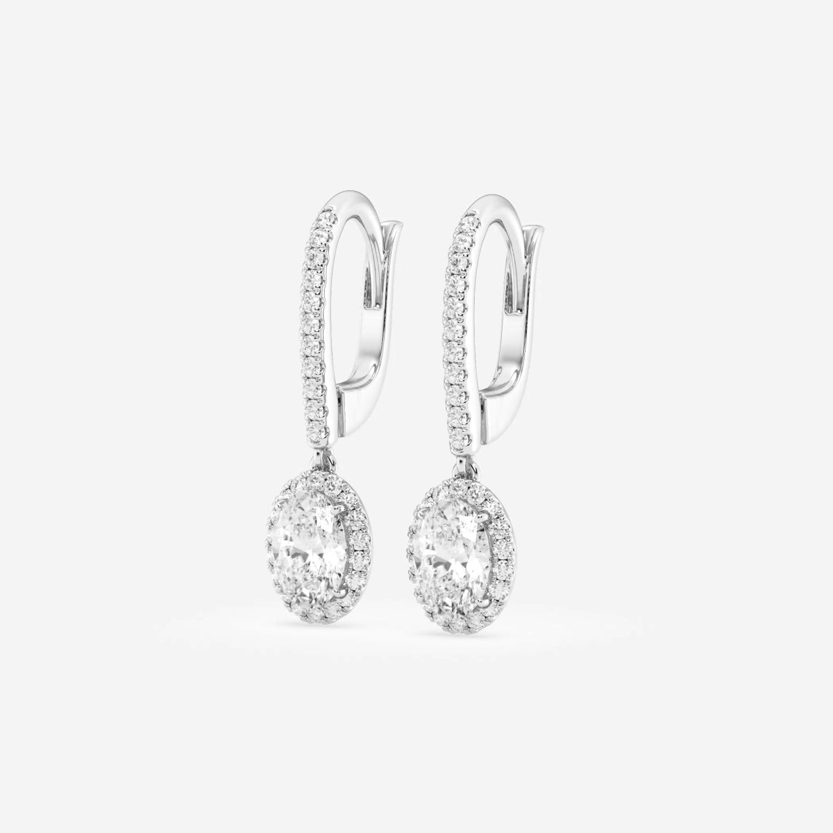 Aurora - Timeless Halo Drop Earrings