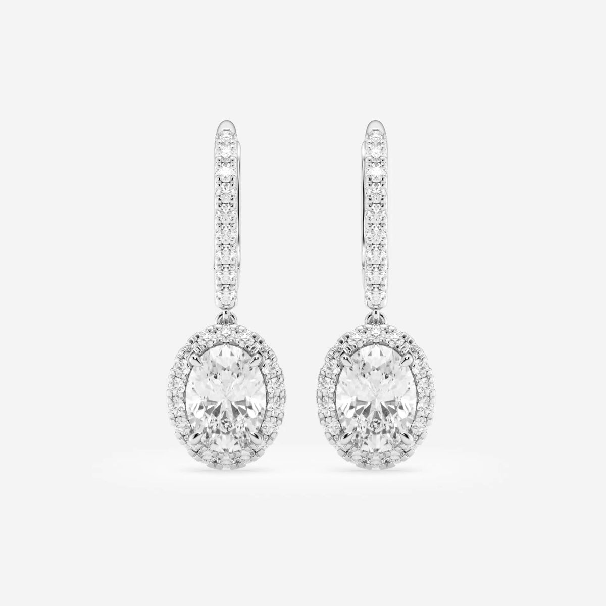 Aurora - Timeless Halo Drop Earrings