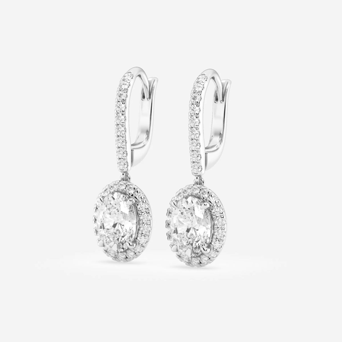 Aurora - Timeless Halo Drop Earrings