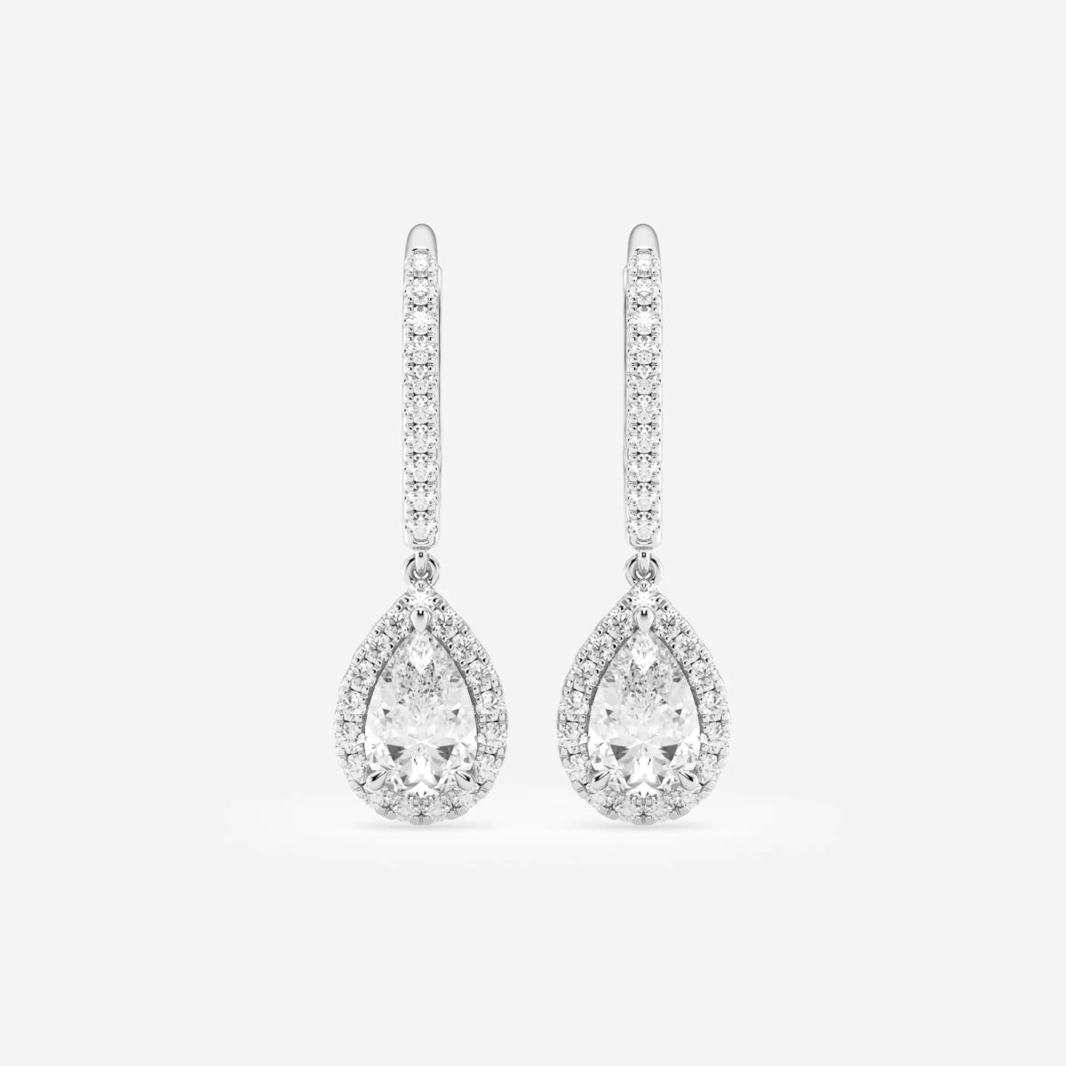 Aurora - Timeless Halo Drop Earrings