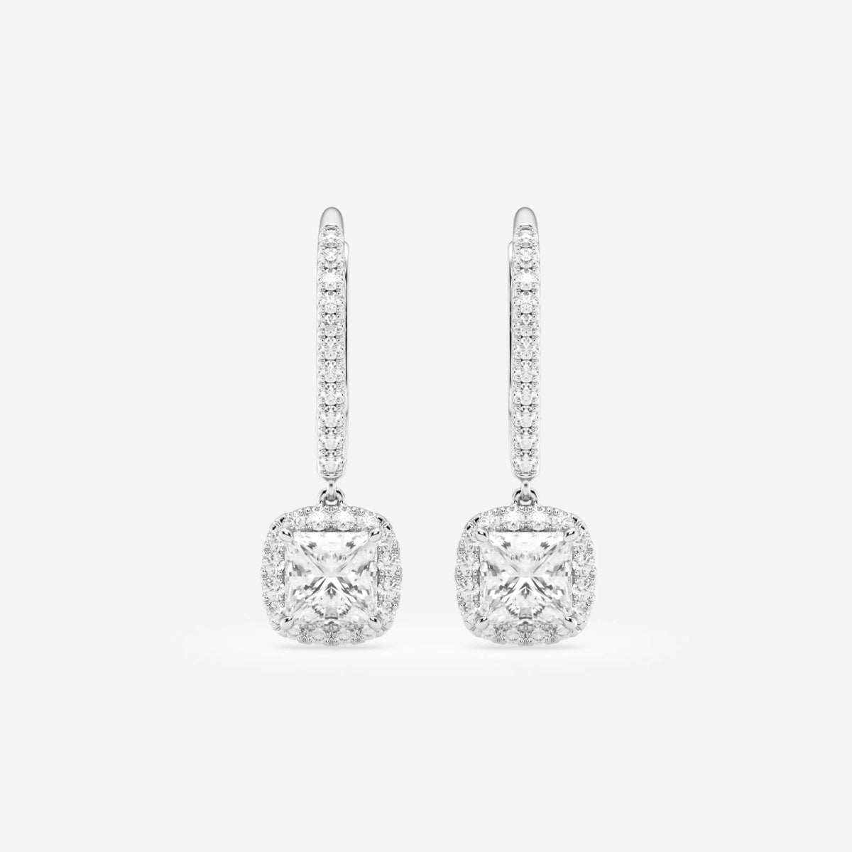 Aurora - Timeless Halo Drop Earrings