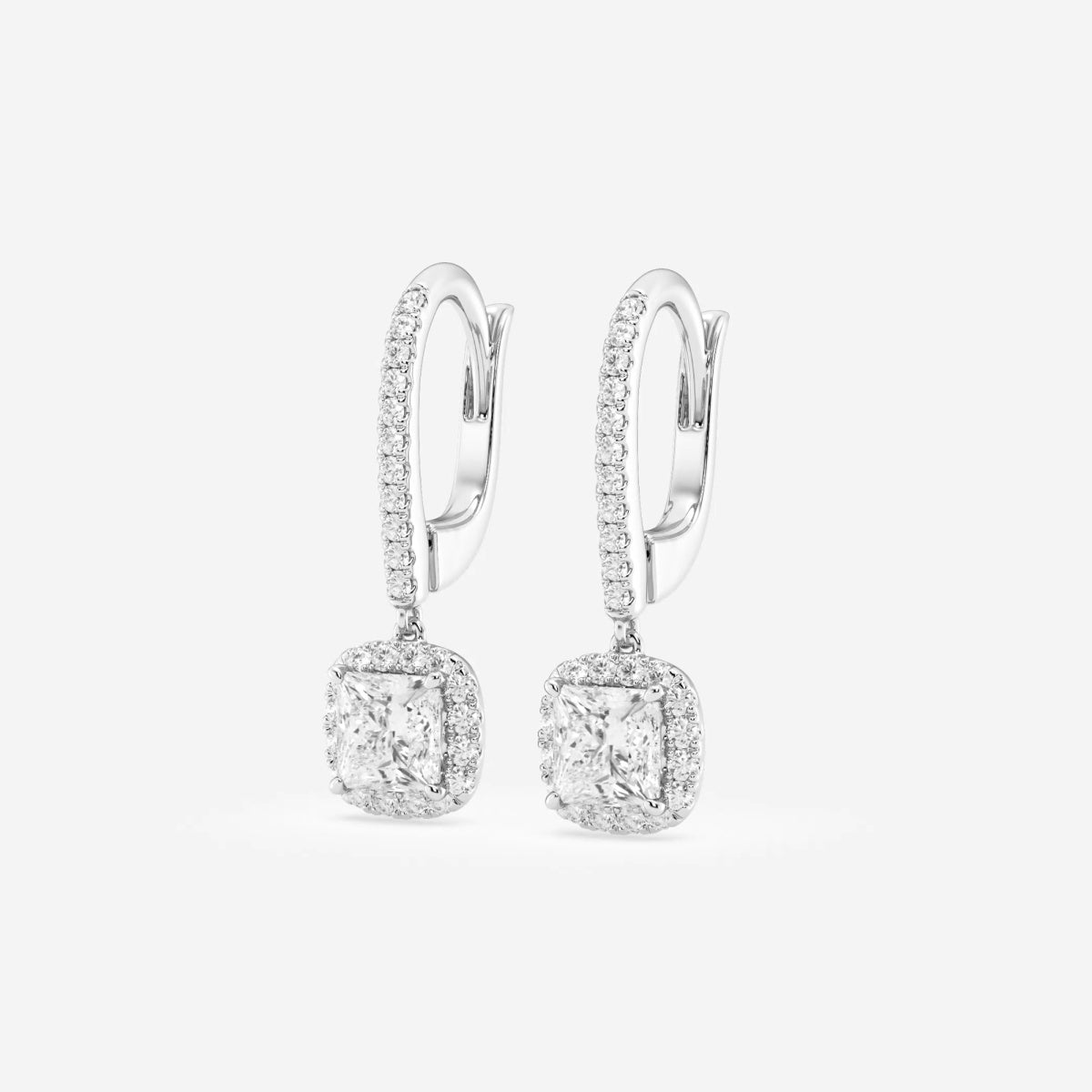 Aurora - Timeless Halo Drop Earrings