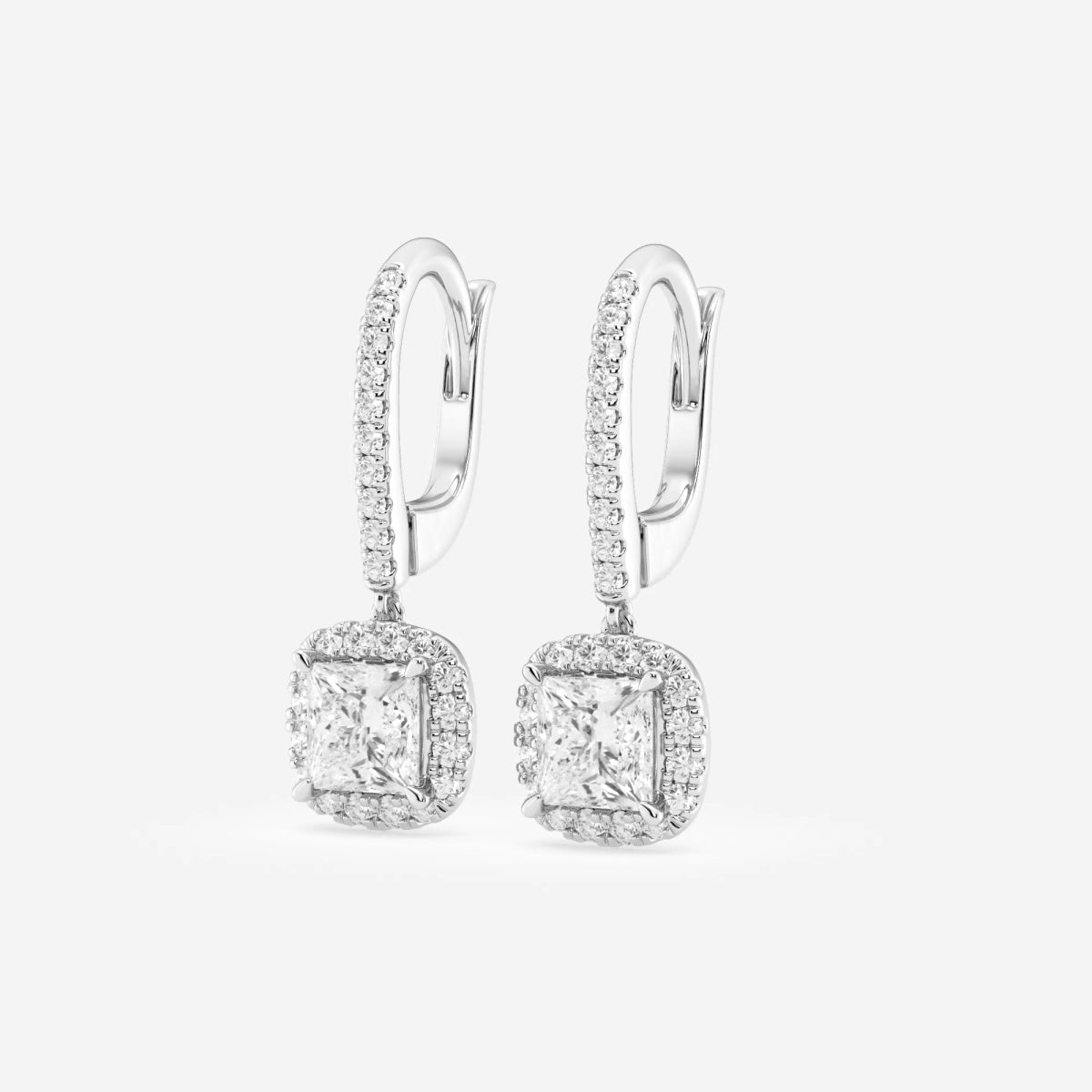 Aurora - Timeless Halo Drop Earrings