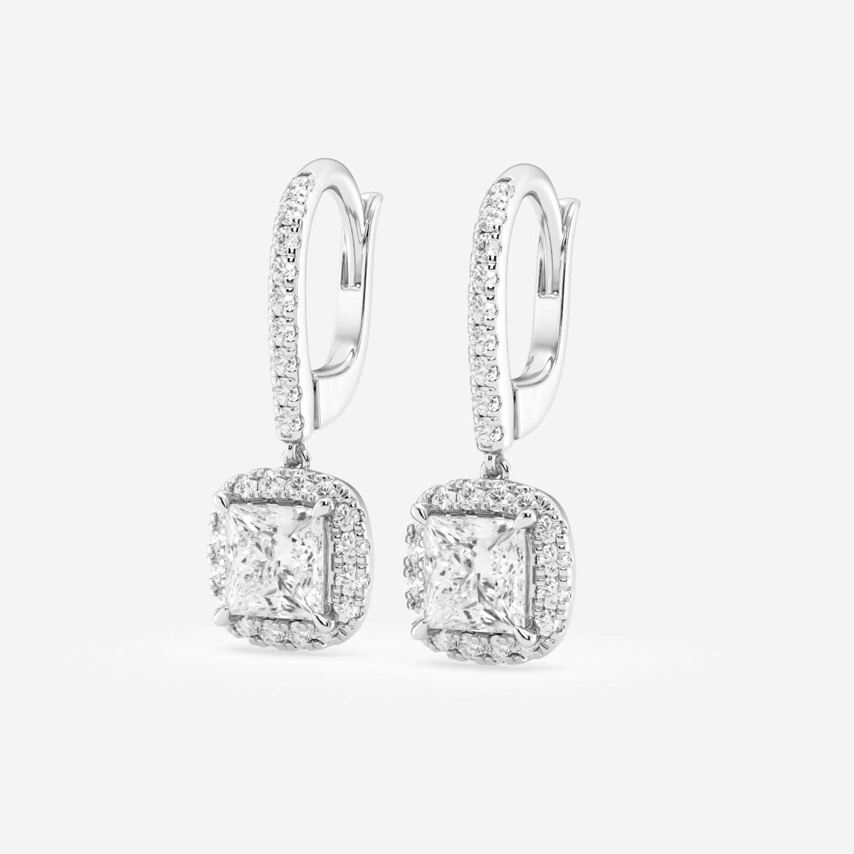 Aurora - Timeless Halo Drop Earrings