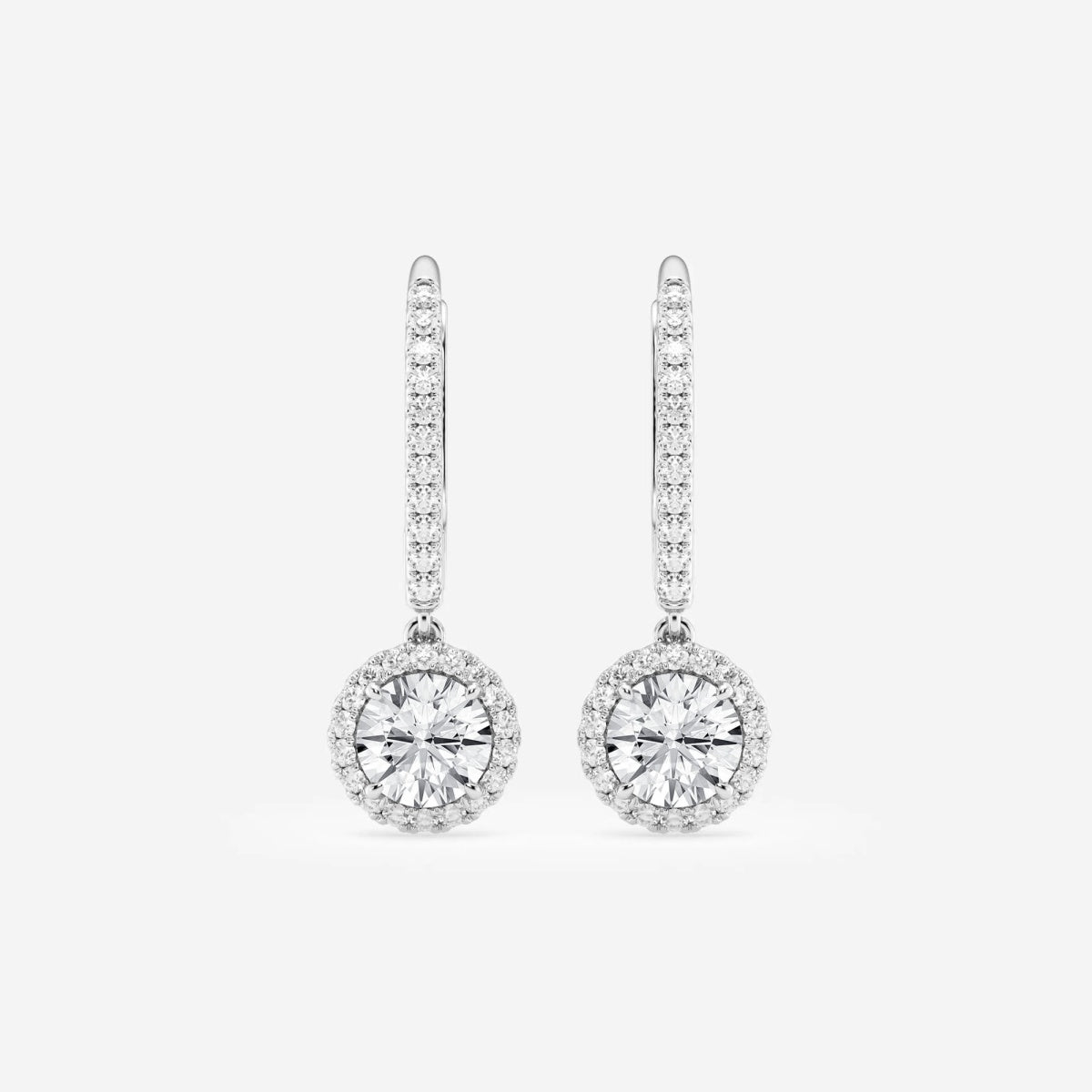 Aurora - Timeless Halo Drop Earrings