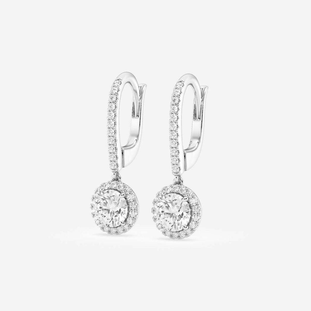 Aurora - Timeless Halo Drop Earrings