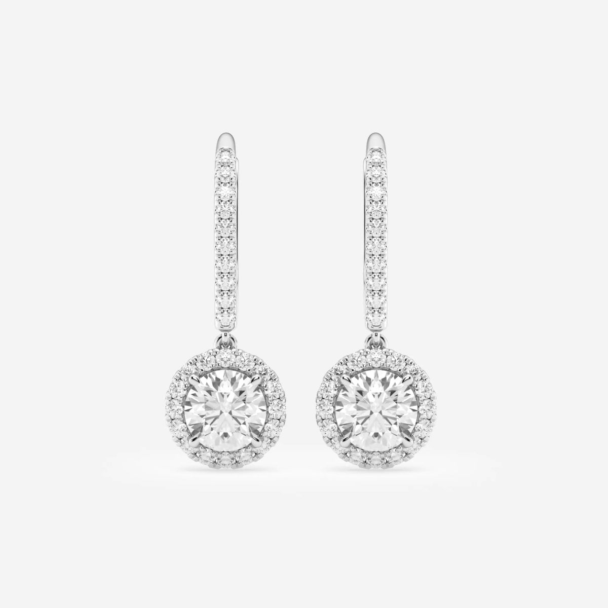 Aurora - Timeless Halo Drop Earrings