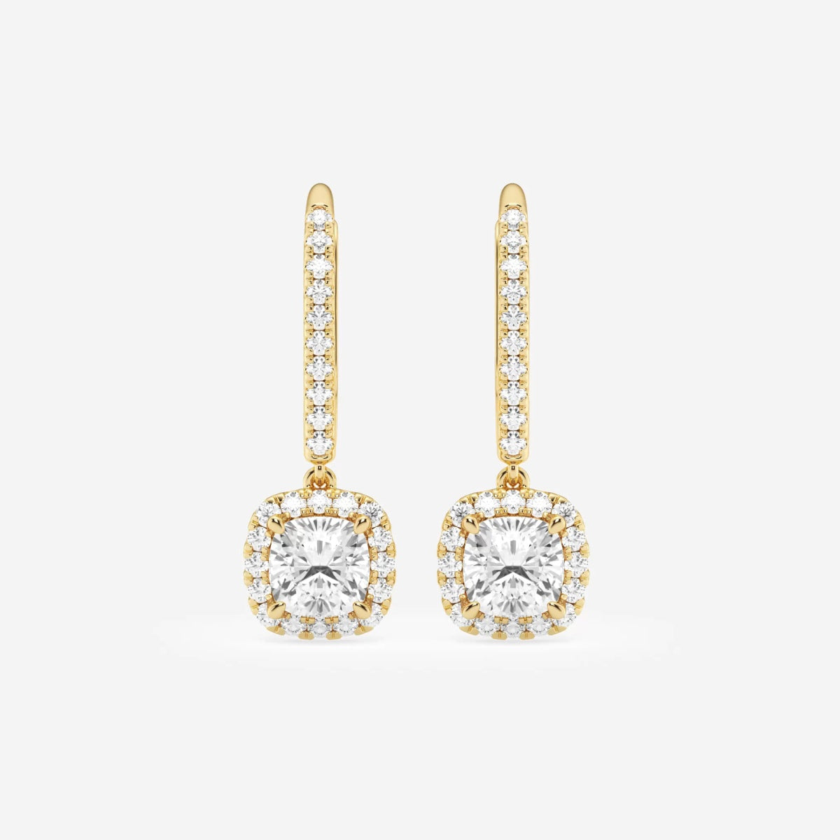 Aurora - Timeless Halo Drop Earrings