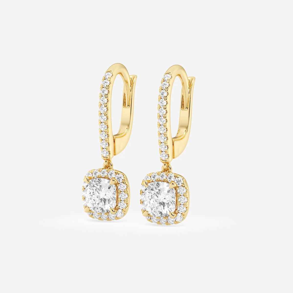 Aurora - Timeless Halo Drop Earrings