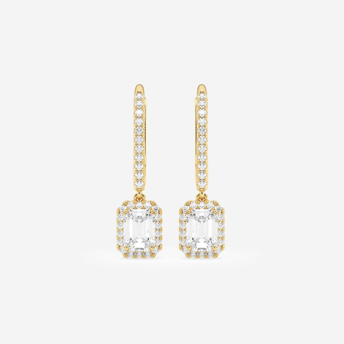 Aurora - Timeless Halo Drop Earrings