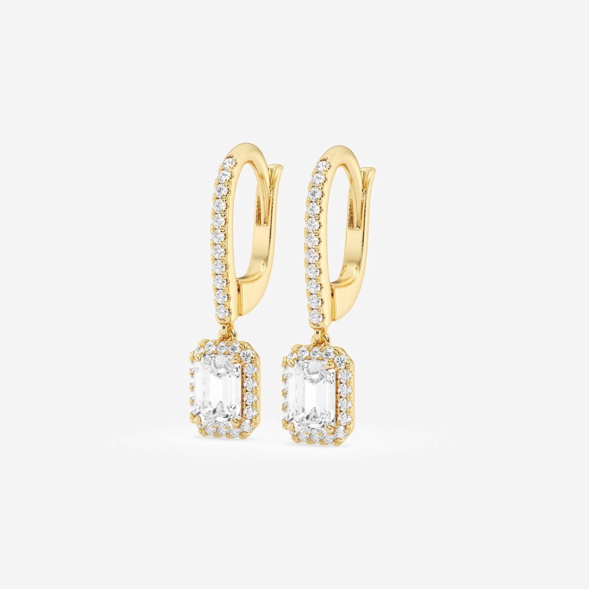 Aurora - Timeless Halo Drop Earrings