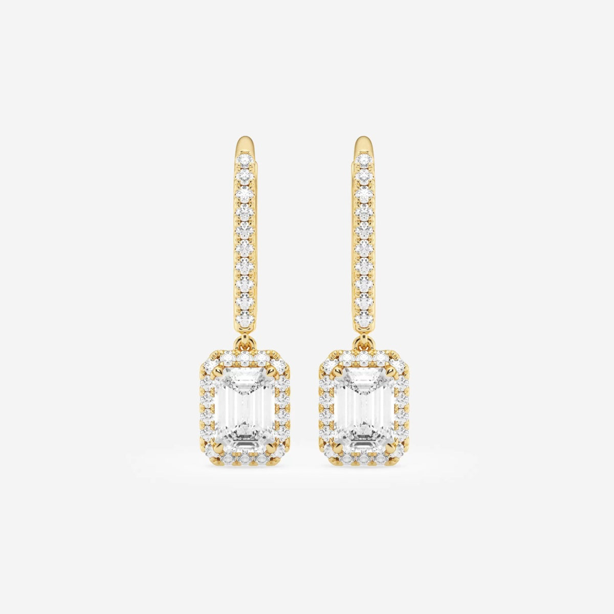 Aurora - Timeless Halo Drop Earrings
