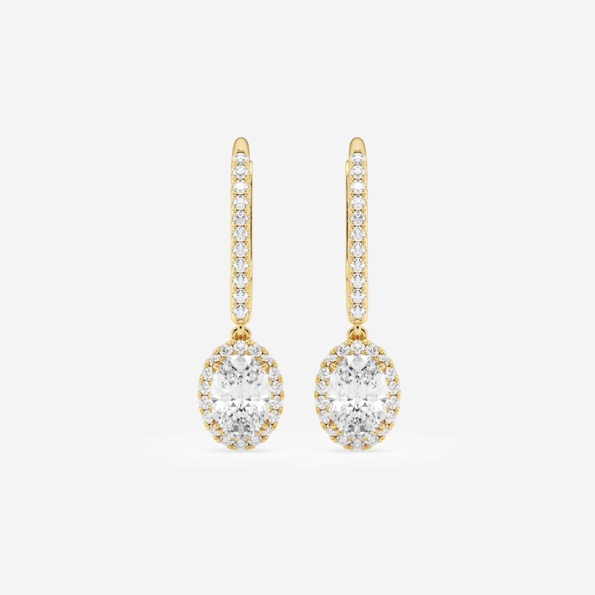 Aurora - Timeless Halo Drop Earrings