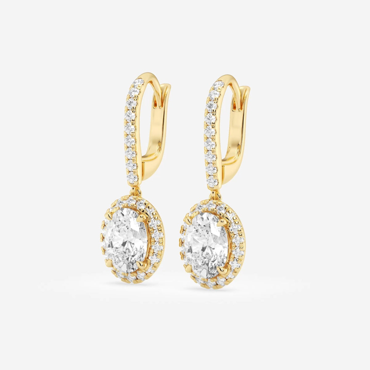 Aurora - Timeless Halo Drop Earrings