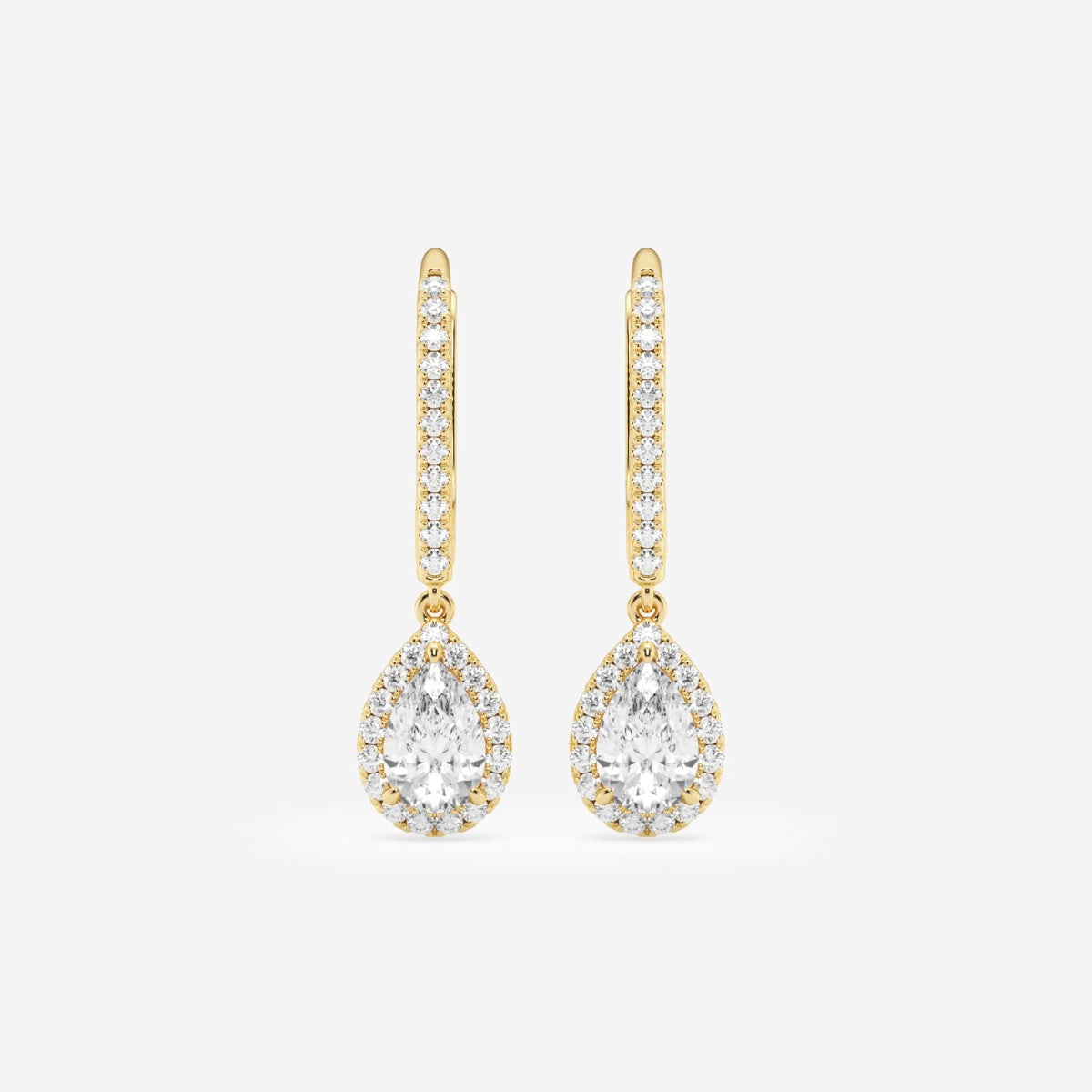 Aurora - Timeless Halo Drop Earrings