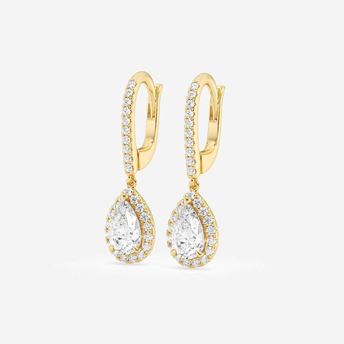 Aurora - Timeless Halo Drop Earrings