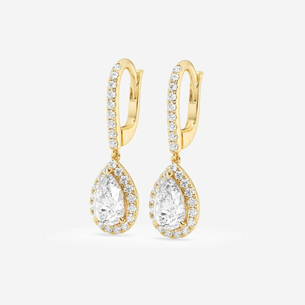 Aurora - Timeless Halo Drop Earrings