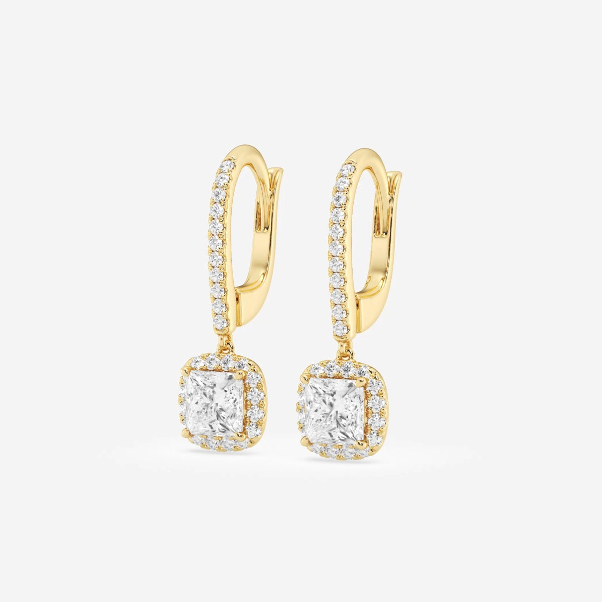 Aurora - Timeless Halo Drop Earrings