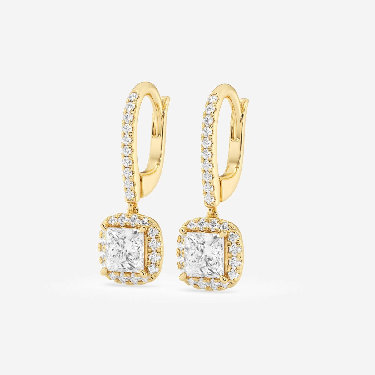 Aurora - Timeless Halo Drop Earrings